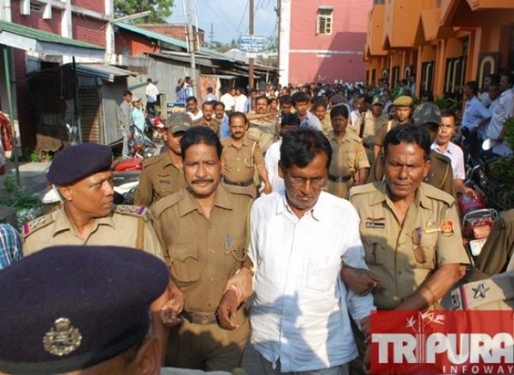 Murderer CPI-M leader Jiten Das takes 180 degree turn from “suicide†statement, frames dacoity story in court : BJP State Chief doubts investigation outcome by Tripura Police Murderer CPI-M leader Jiten Das takes 180 degree turn from “suicide†statement, frames dacoity story in court : BJP State Chief doubts investigation outcome by Tripura Police